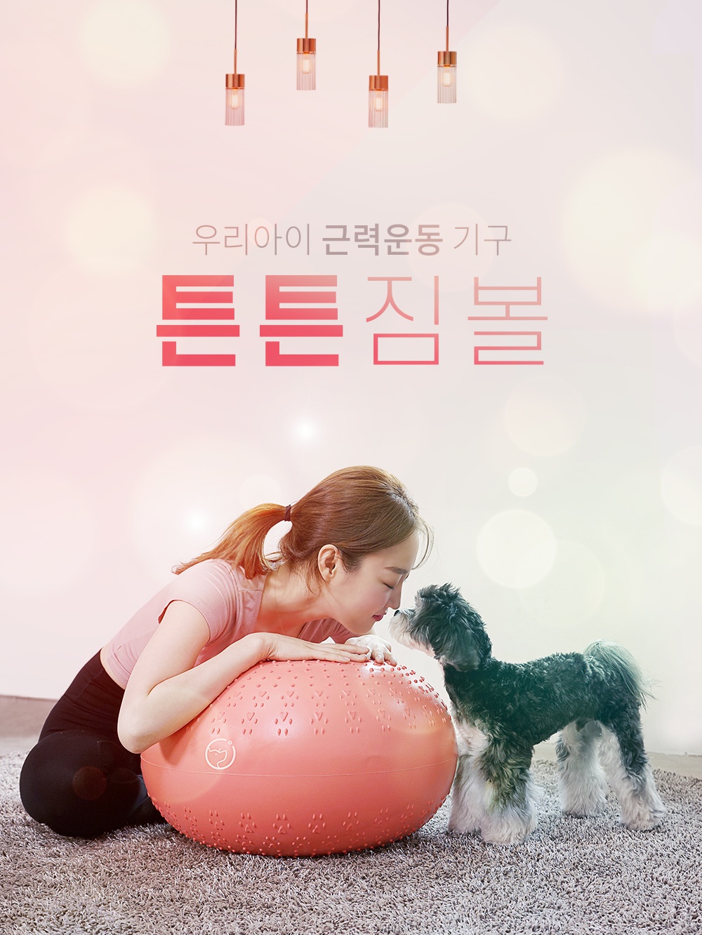 반려견 운동기구 튼튼짐볼+홀더 (단품/세트)-상품이미지-4